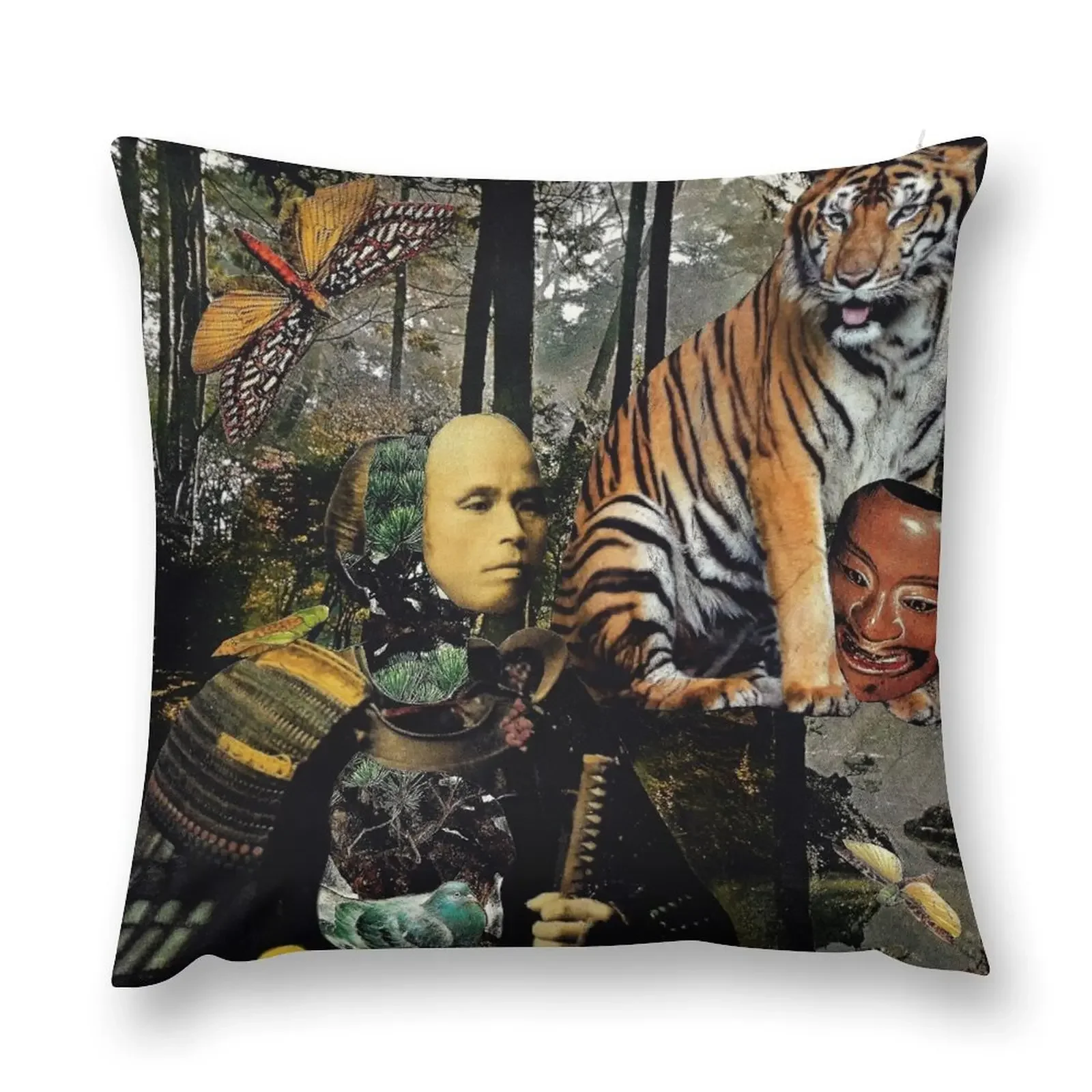 

Samurai Ghost of Tsushima Vagabond Musashi Katana Japan Bushido Throw Pillow Couch Pillows Luxury Sofa Cushions pillow