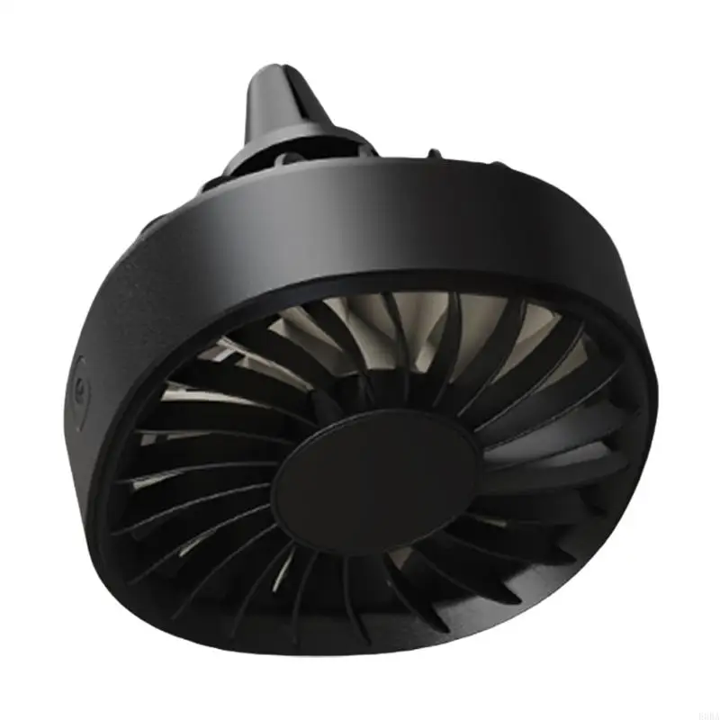 MINI USB Powereds Car Phatsilation Fan 360 Rotation Contion Light