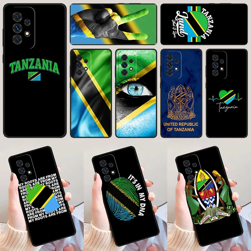 Tanzania Flag phone case For Samsung Galaxy A42 A31 A40 A51 A71 A32 A80 A91 A52 A72 A73 A20e A21S A50 A70 A11 A12 Cover