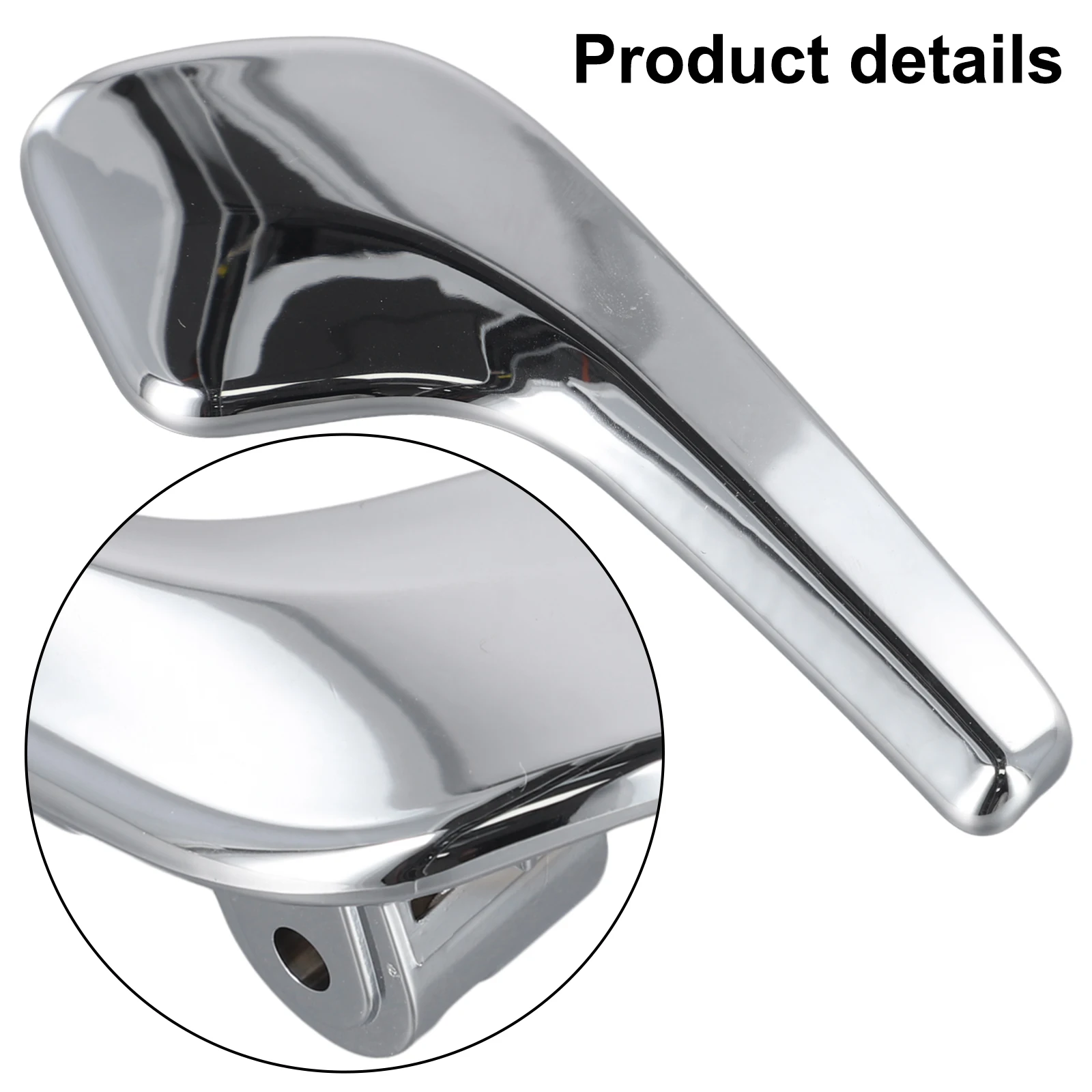 Stylish Chrome Interior Door Handle for VAUXHALL For OPEL For CORSA D (2006 2014) Compatible with OEM 13297814