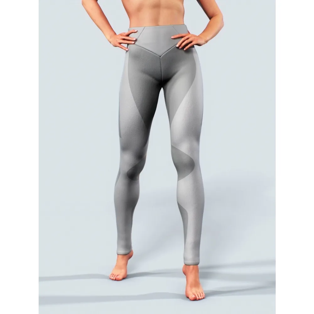 Open Crotch Body Sculpturing Leggings Gray Women Activewear Shaping Yoga Pants Fitness Apparel Workout Tights Athletic Gym Cloth