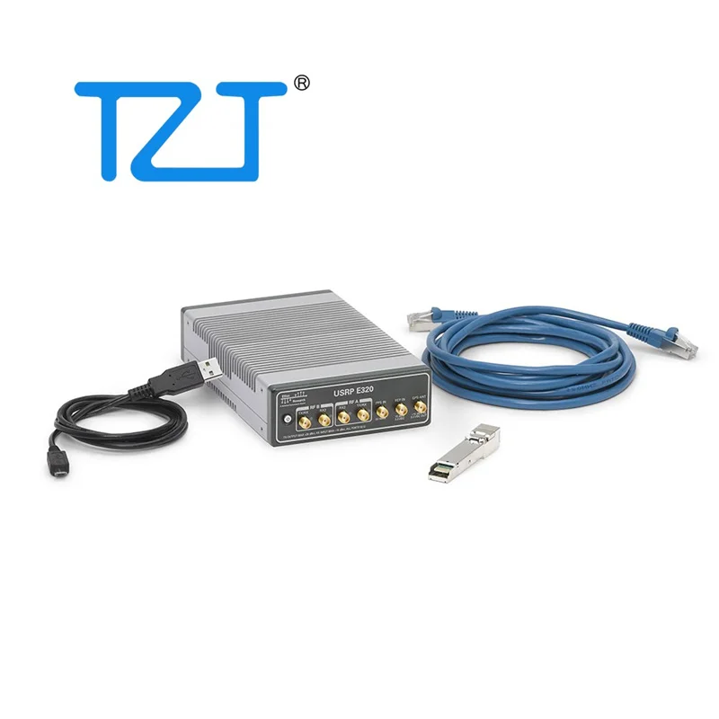 TZT Asli USRP E320 Standar SDR 70MHZ-6GHZ Radio Yang Ditentukan Perangkat Lunak (ZYNQ-7045 2X2) untuk NI ETTUS