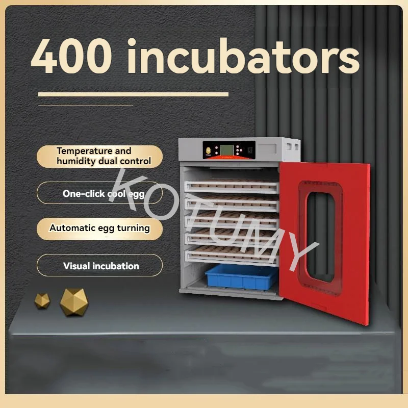 Fully Automatic Egg Incubator 400 Eggs Intelligent Chicken Egg Incubator Temperature And Humidity Control Quail Eggs Brooder