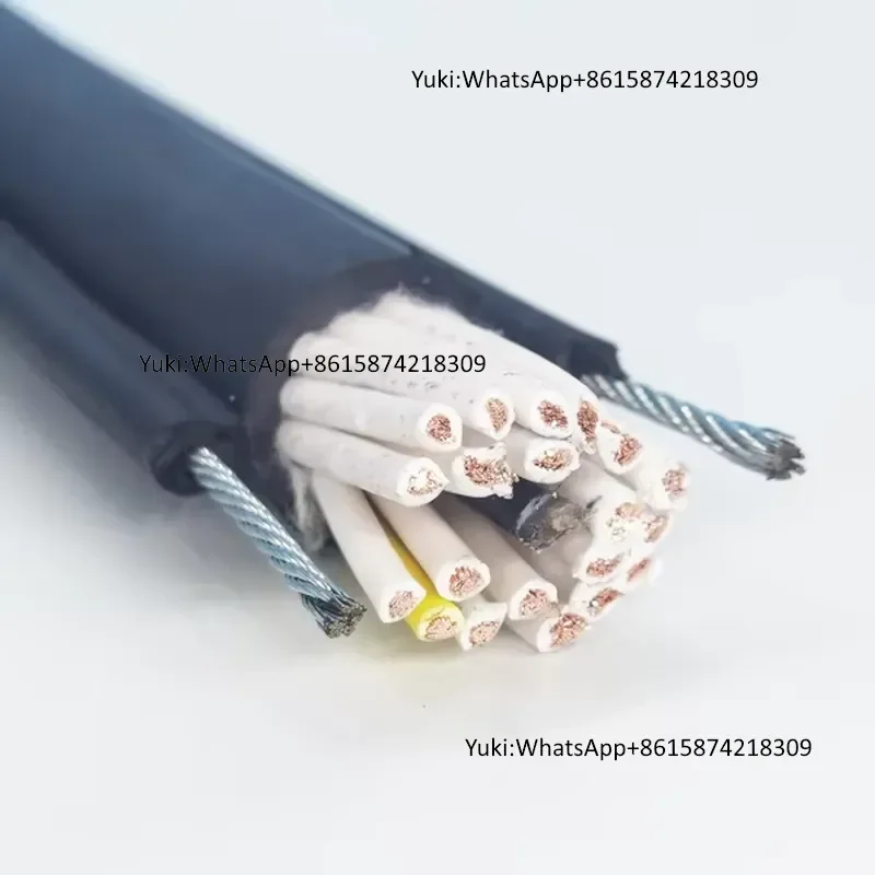Customized 20c 1.5sq with Steel Wire Crane Handle Boom Length Cable for Bridge Crane