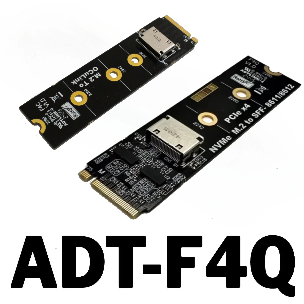 

PCIe 4.0/5.0 X4 OCuLink Laptop External Graphics Card ATX Power GPU Dock Accessories M.2 NVMe to SFF8612 Oculink eGPU Riser Card