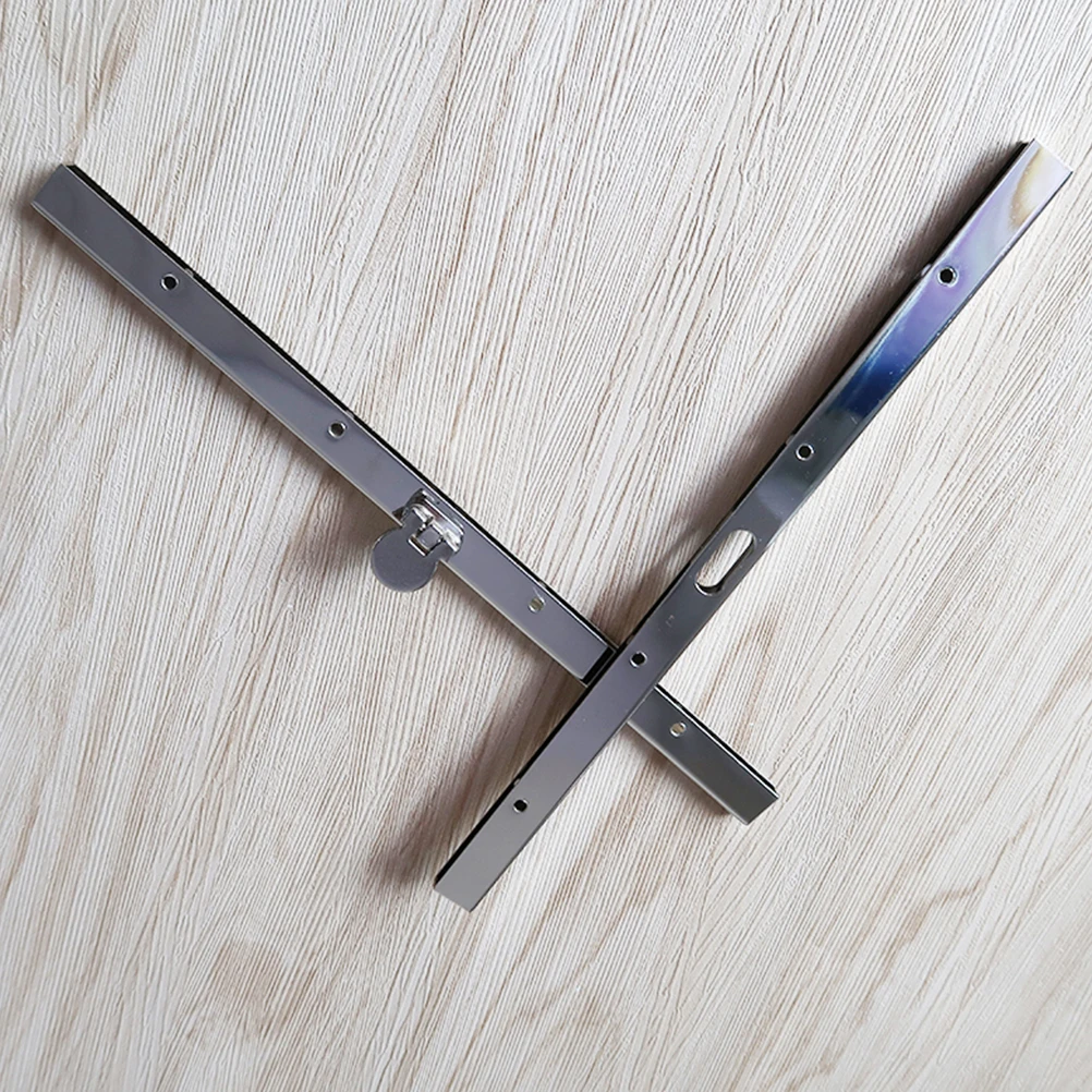 Marco de monedero plateado recto de 11,4 cm, cierre de hebilla de billetera de Metal para hacer bolsos, accesorios para manualidades DIY, marco de monedero