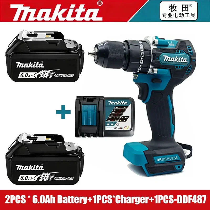 100% original Makita 18V battery 6AH BL1840BL1830b BL1850b BL1850BL1860BL1815 Replace lithium battery.