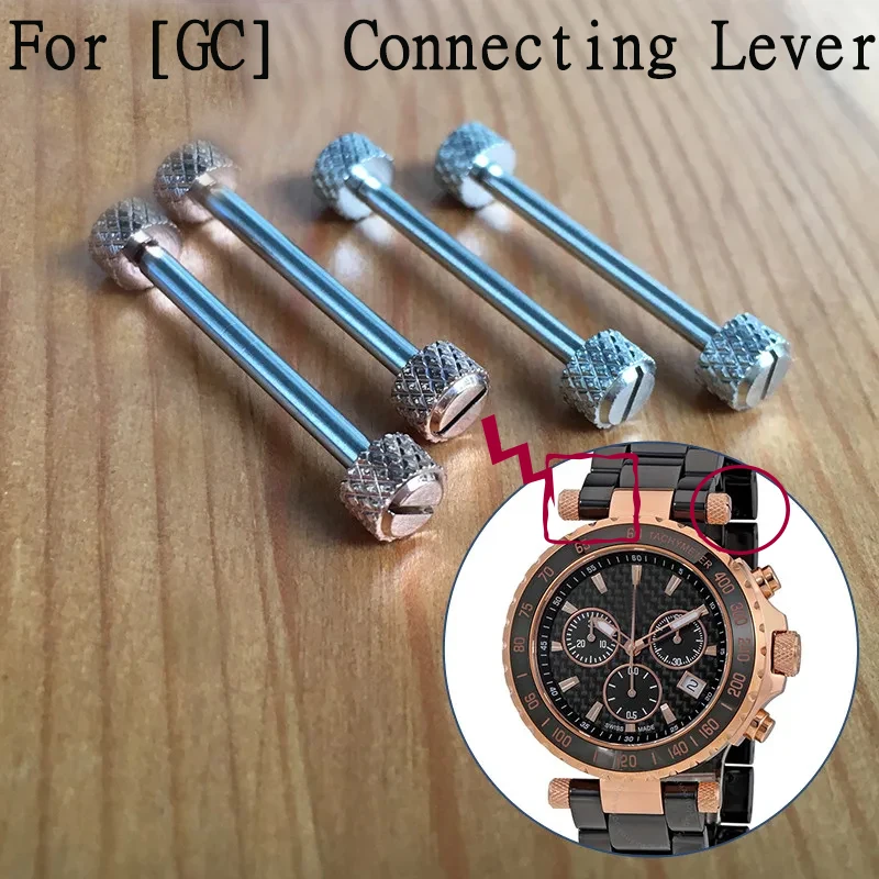 

22mm steel screw tube for GC GUESS Diver Chic Ladie's and Collection Men's chronograph quartz watch G50001G1 GC41002G