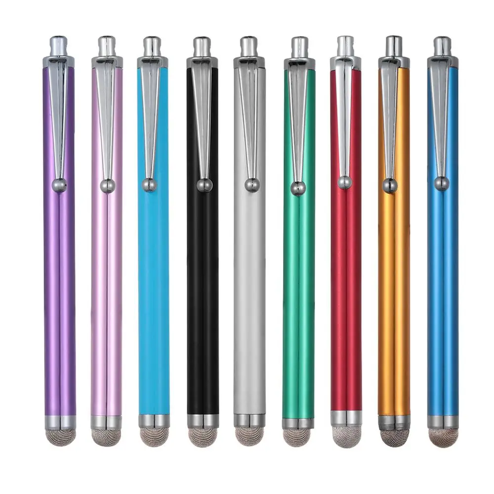 

Горячая сетка, микроволоконный стилус, емкостная ручка, металлический сенсорный экран для смартфона, планшетного ПК