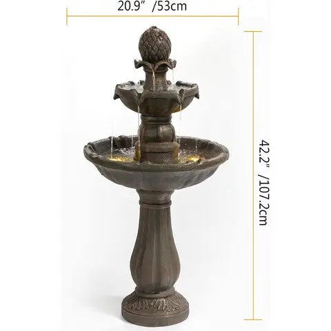 10 best sales पक्षी स्नान आउटडोर - №4