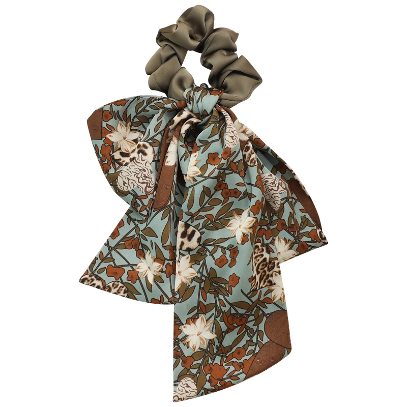 

Корея Dongdaemun элегантный цветок толстая колбаса кольцо атласный бант премиум-класса веревка для волос веревка для волос аксессуары для волос