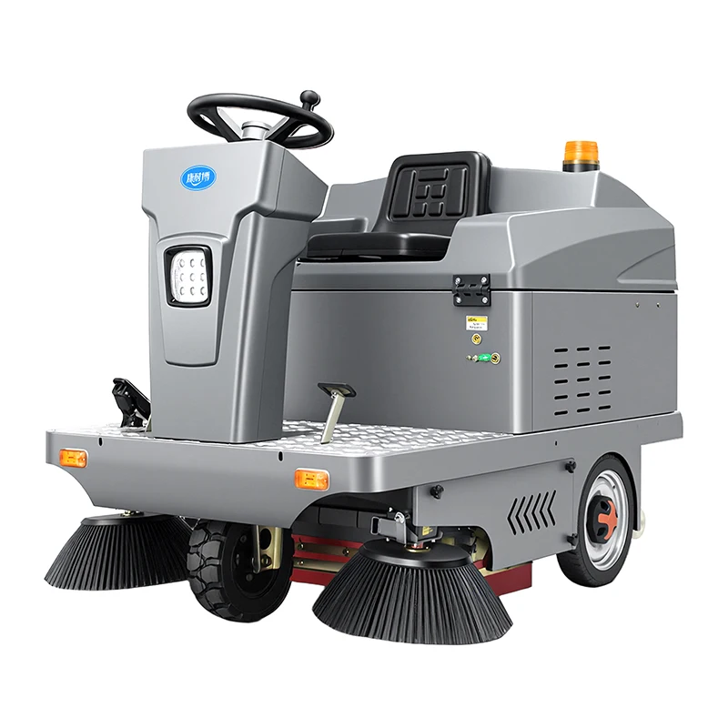New Street Sweeper Automatic Road Sweeping Machine with Brush Industrial Ride-on Street Cleaner for Factory