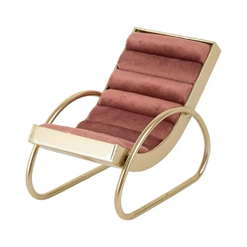 31BB Dresser Ring Display Stand with 7 Padded Rows and Gold-Tone Frame for Countertop Storage, Viewing, and Boutique Use
