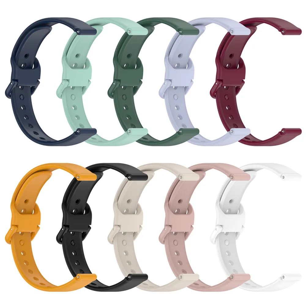 실리콘 범용 네일 버클 스트랩, 헤드 및 프레임 액세서리용 12mm 인터페이스 너비와 호환 가능