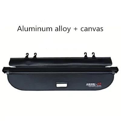 For Haval F7 F7X 2018 - 2021 trunk aluminum alloy + canvas/leather telescopic clapboard support occlusion car accessories