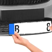 4Pcs/Set Frameless License Plate Holder Weather-proof Durable Universal Number Plate Holder