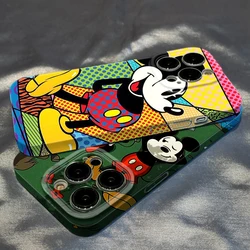 Cartoon Mickey Mouse Cute Feilin Film Hard Cover For Apple iPhone 14 13 12 Mini 11 Pro XS MAX XR X 8 7 Plus Phone Case Fundas