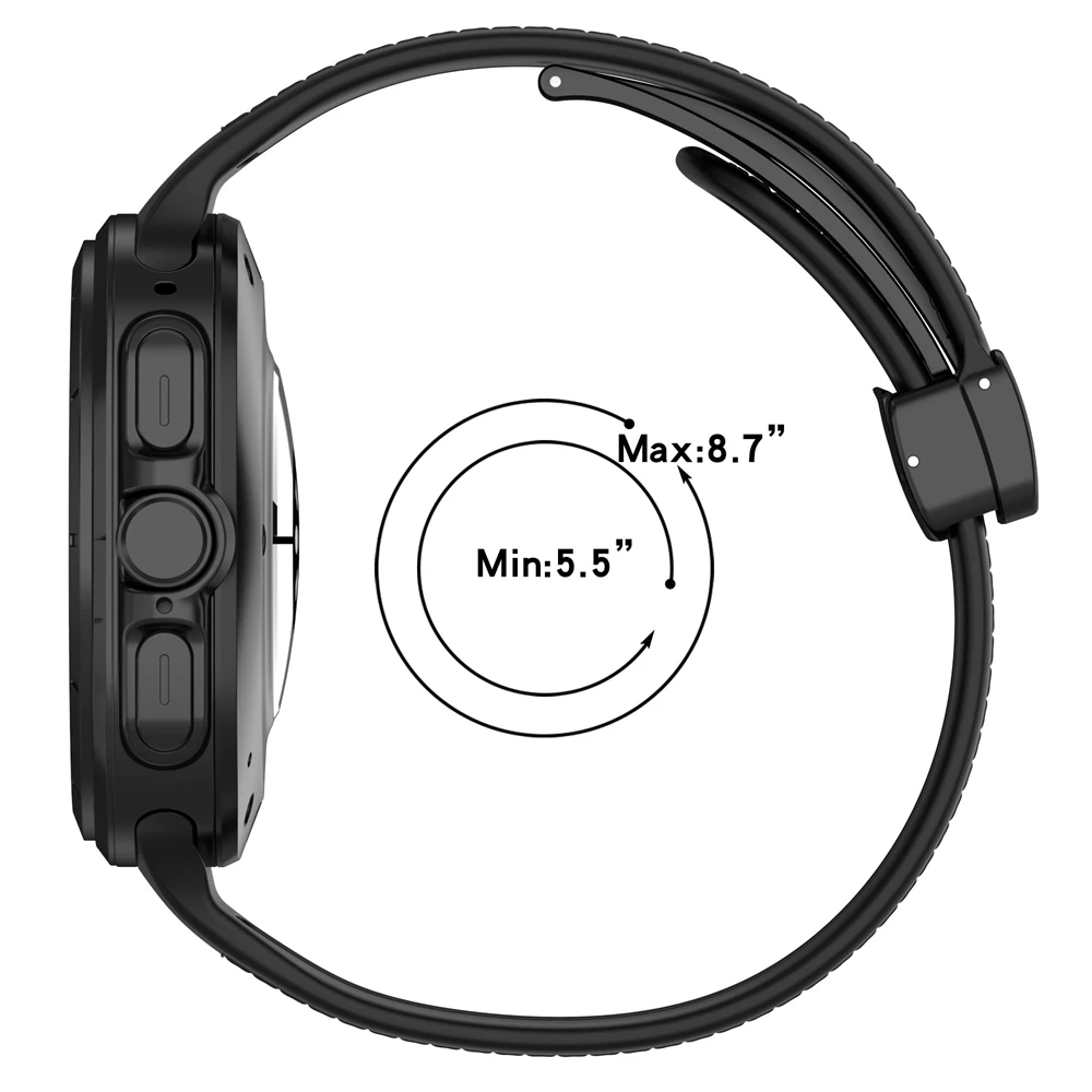 Bracelet de montre en silicone et cuir pour Samsung Galaxy Watch Ultra, 47mm, structure pliable magnétique