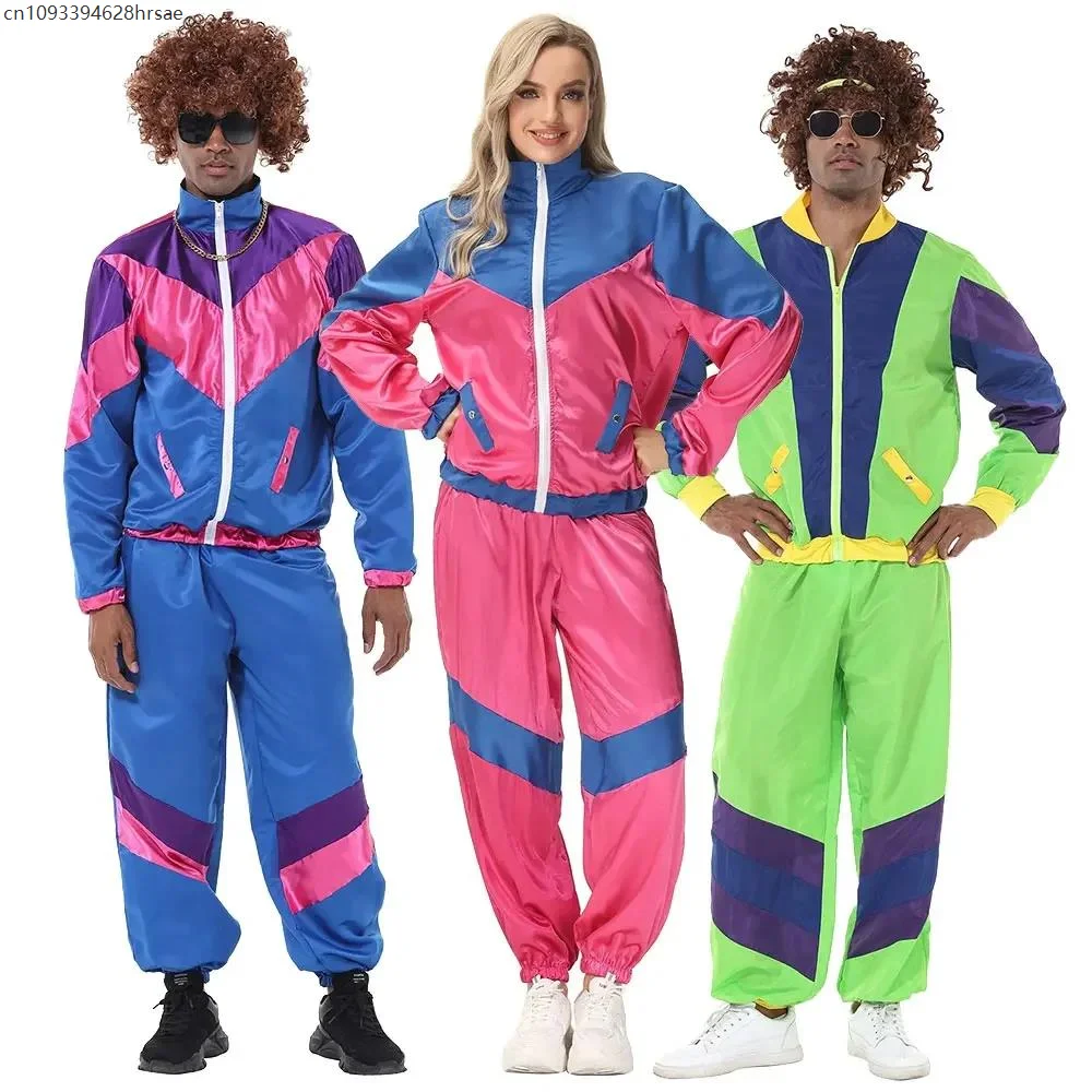 

Vintage 70s 80s Rock Disco Hippie Couples Clothing Cosplay Hippy Hippie Disco Costume Halloween Rock Disco Performance Clothing