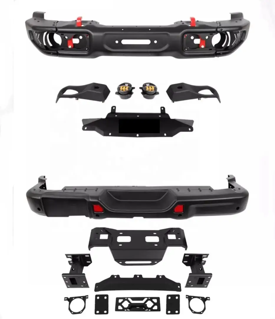 ملحقات التعديل الخارجي للمركبات على الطرق الوعرة المصد الأمامي من سبائك الألومنيوم للذكرى العاشرة لقطع غيار السيارات GWM Tank 300 #5