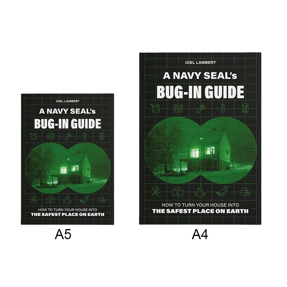 Een Navy Seals Bug-In Guide Navy Seal Guide Book Kleur binnenpagina's VK Hoe u uw huis in de veilige plaats te draaien Paperback