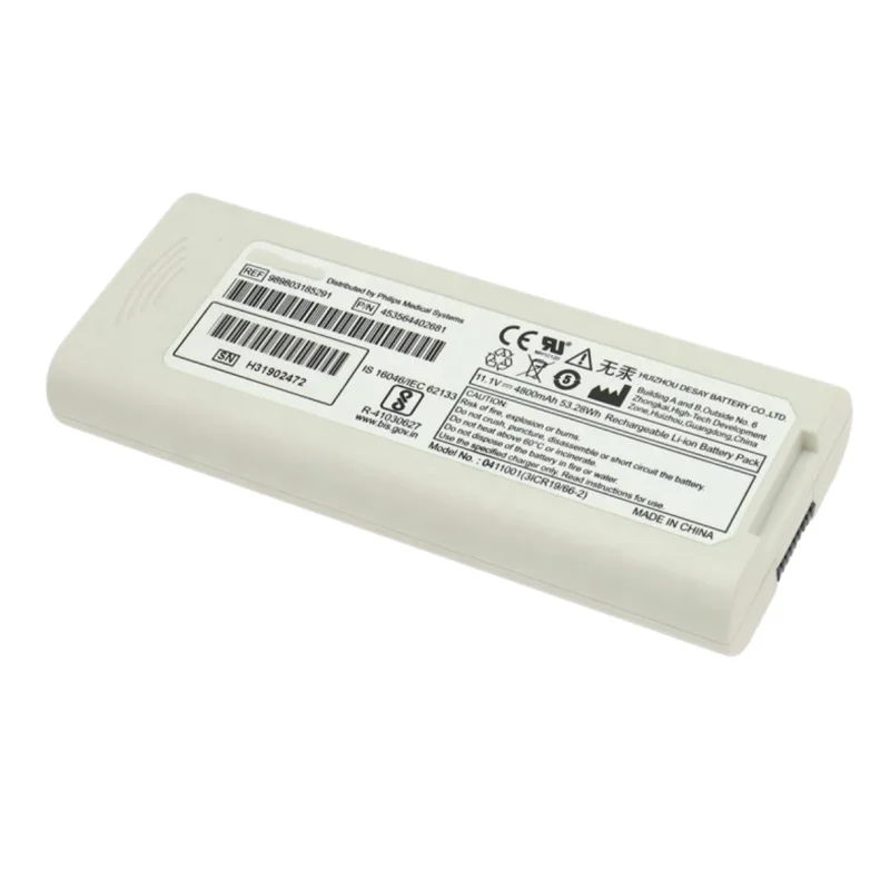 989803185291 RHINO POWEER High Quality TC10 Battery 11.1v 4800mAh for Monitor 453564402681 TC10 0411001 3ICR19/66-2 Lithium Ion