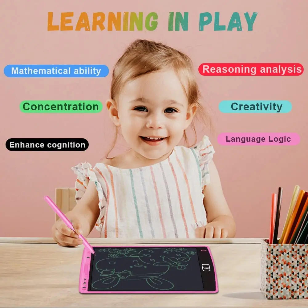 Toys for Children 8.5Inch Electronic Drawing Board LCD Screen Writing Digital Graphic Drawing Tablets Electronic Handwriting Pad image 4