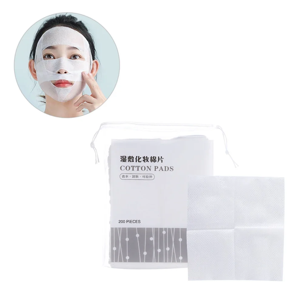 Makeup Cotton Pads Thin Non-Woven Fabric Soft Comfortable Suitable for Facial Toner Gel Lotion Removal Pads for Face Women
