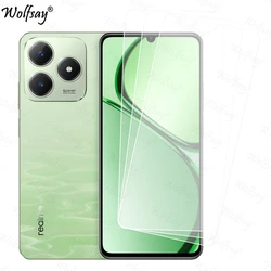 Full Glue Transparent Phone Glass For Realme C63 Screen Protector For Realme C63 Tempered Glass For Realme C63 Glass 6.75 inch