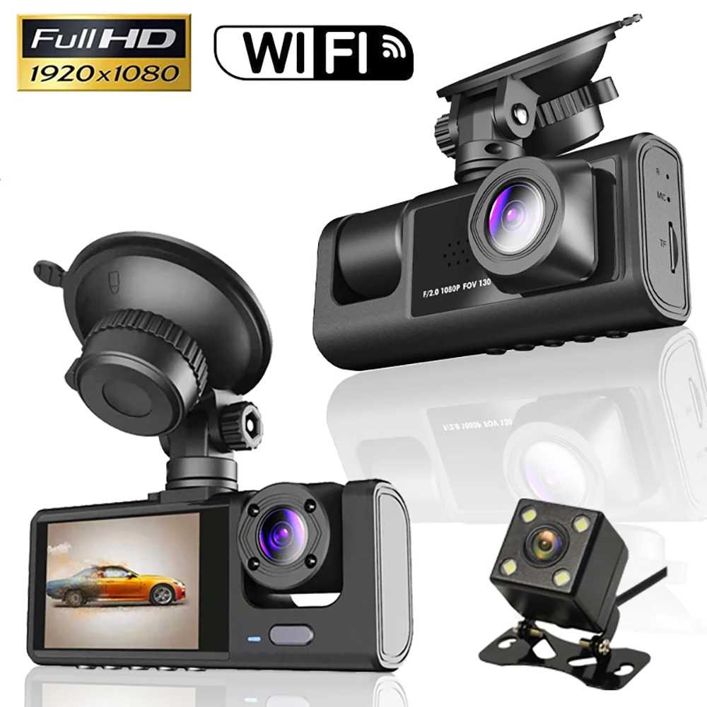 

Car DVR WiFi Full HD 1080P Dash Cam Rear View Vehicle Car Camera Drive Video Recorder Night Vision Auto Dashcam Car Accessories