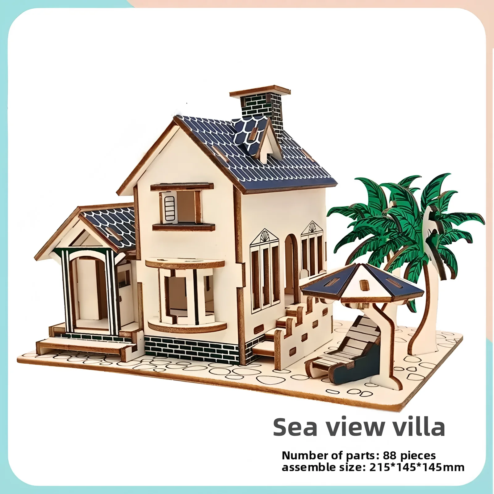 Jouets d'assemblage de maison scientifique et éducative pour enfants, modèles d'assemblage fabriqués à la main, modèles décoratifs, cadeaux de bricolage pour enfants