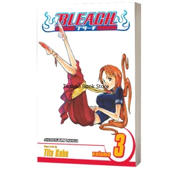Libro de cómics populares, Bleach, Vol.3, Japón, jóvenes, adolescentes, fantasía, ciencia, misterio, Suspense, cómic, Manga, Inglés