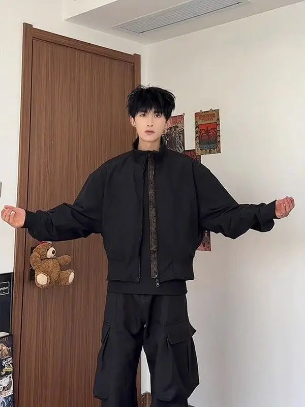 

Bla Pilot Jaet Cleanfit ort Sle Воротник Весна Осень Бейсбол irt Мужская элитная верхняя одежда Feelings Mountain Snake