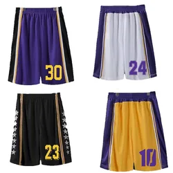 Custom 0-99# Boys Men basketball shorts,Running train shorts, Football Shorts kids,Soccer Exercise fitness shorts Running Shorts