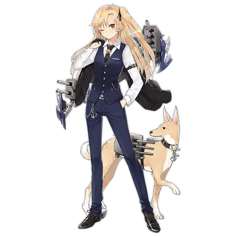 Three Ratels CYX15 Most complete Azur Lane  HMS CURACOA Anime sticker for car bike motorcycle laptop wall stickers decals