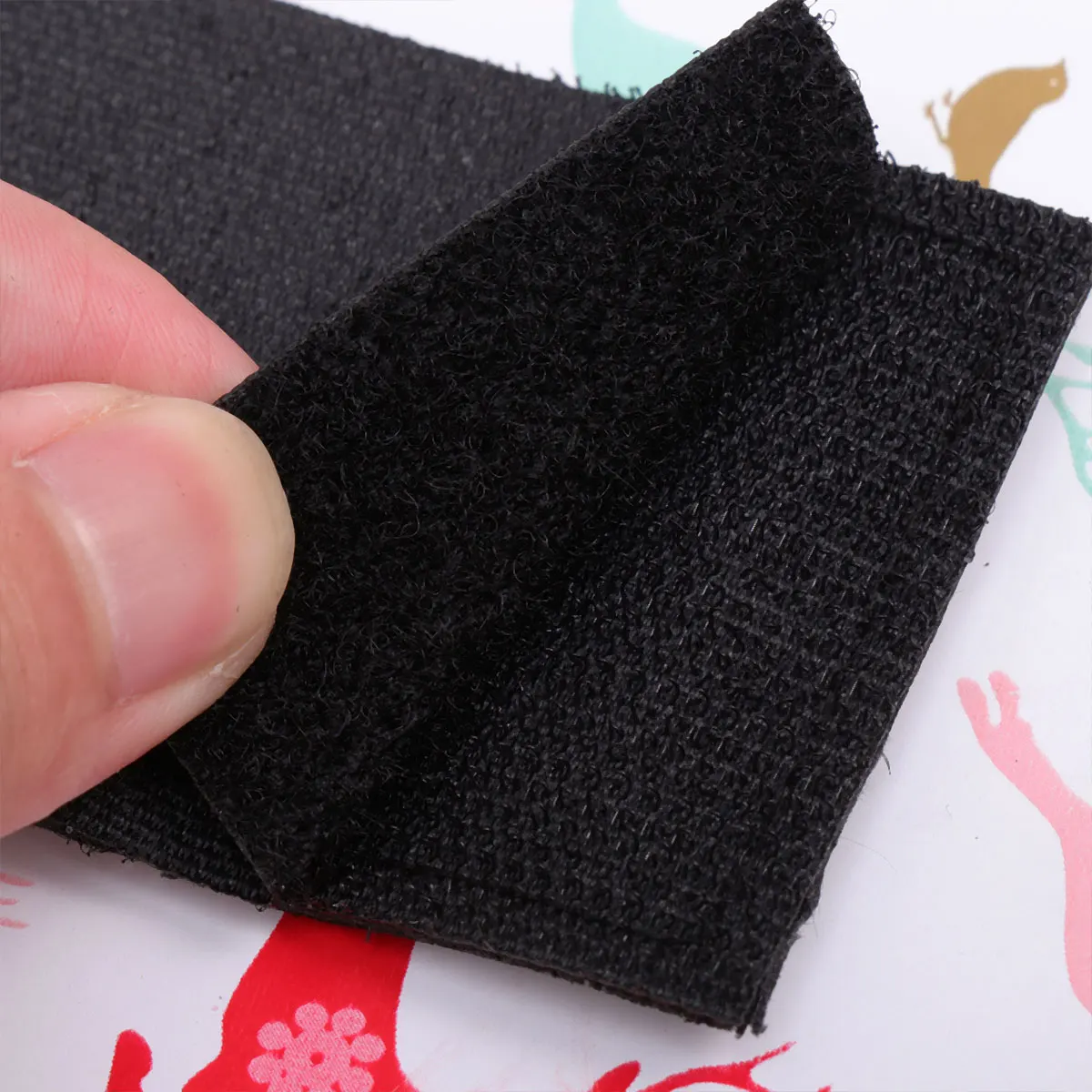 2pcs Italian Flag Adhesive Hook Loop Armband Tape Fastener Patch Polyester Durable Washable Rivets