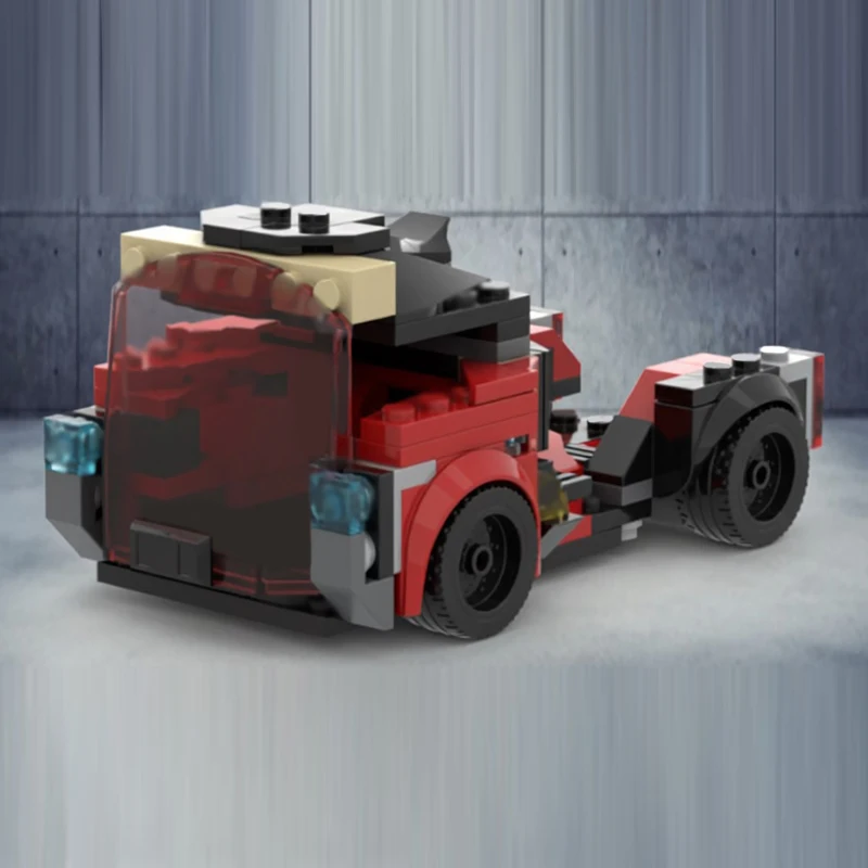 City Car Model MOC Building Bricks High-Performance Race Truck Modular Technology Children Holiday Gifts Assemble Toys Suit