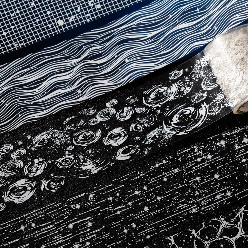 

1pcs/lot Decorative Adhesive Tapes Micro Light Weaving Dreams Mask Tapes Scrapbooking DIY Paper Japanese Stickers