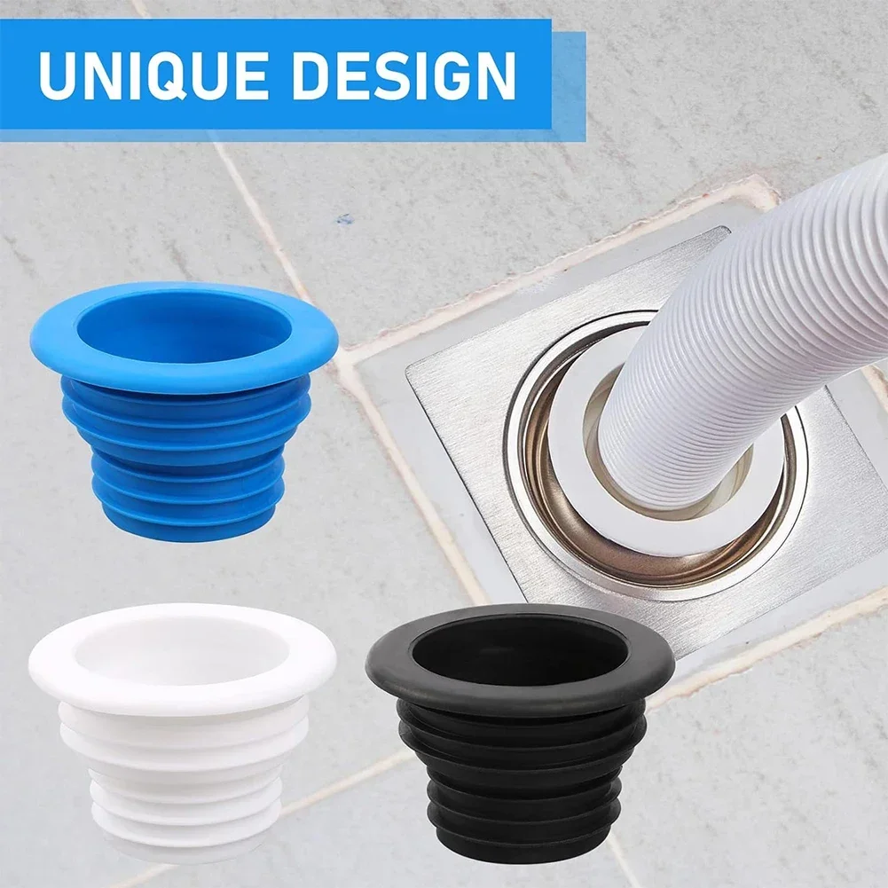 TPR, 1 Uds., tapón de silicona para manguera, soporte para manguera de drenaje para lavadora, accesorios de baño
