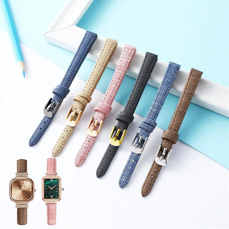 Correa de cuero genuino para reloj, accesorio duradero de 10mm, 12mm, 14mm, 16mm, 18mm, 20mm, 22mm, 2023