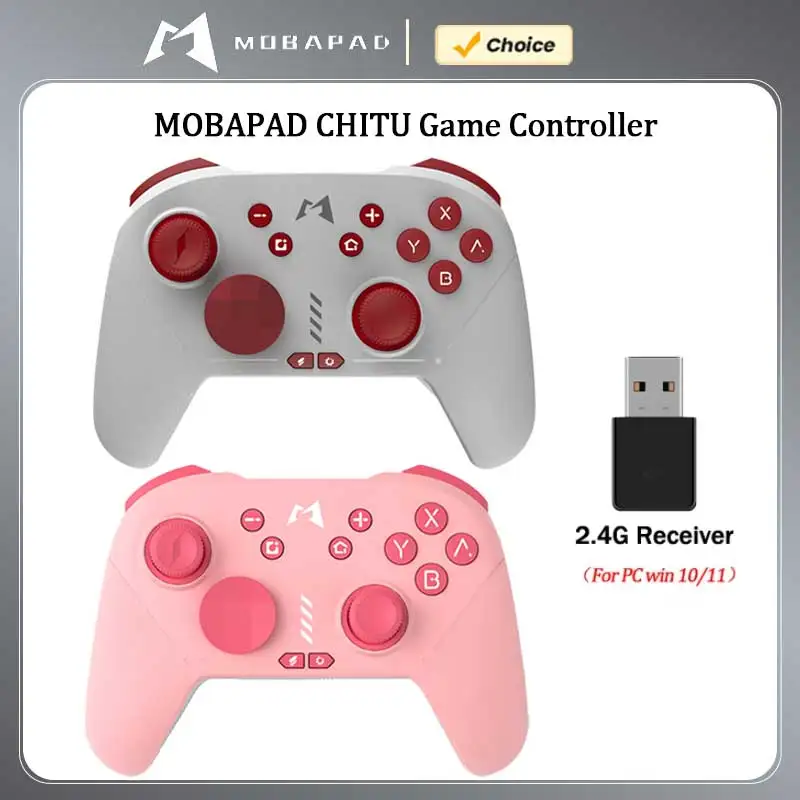 MOBAPAD CHITU Bluetooth-Game-Controller, HD, mechanischer Hall-Joystick, Gamepad für Nintendo Switch, 2-teiliges PC, Android iOS-Spielzubehör