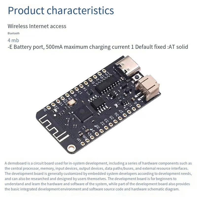 Exquisite-V1.0.0 Rev1 Wifi Bluetooth ESP32 Development Board Micropython 4MB FLASH For Arduino Type-C