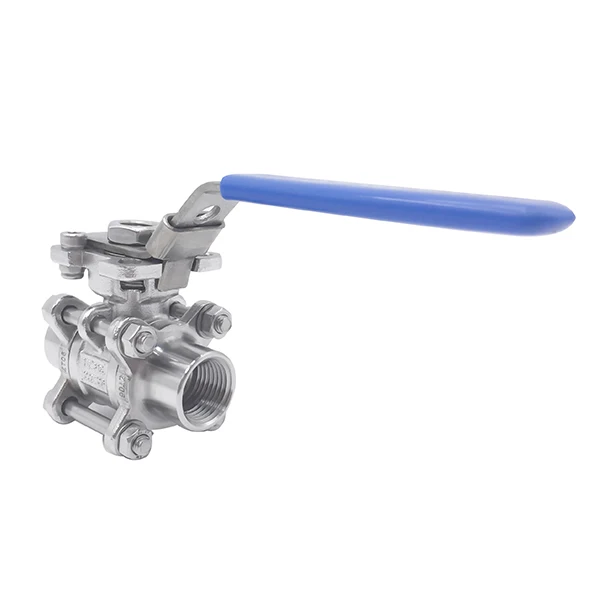 SS304 SS316L Stainless Steel Hygienic Three Pieces Price Threaded End Full Package Ball Valve for Food Cosmetic Dairy Industry