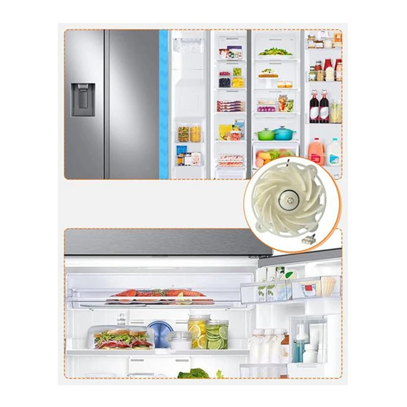 2 قطعة LT-W39005 أجزاء الثلاجة المبرد الفريزر DA31-00342A الثلاجة المبخر مروحة المحرك لثلاجة سامسونج