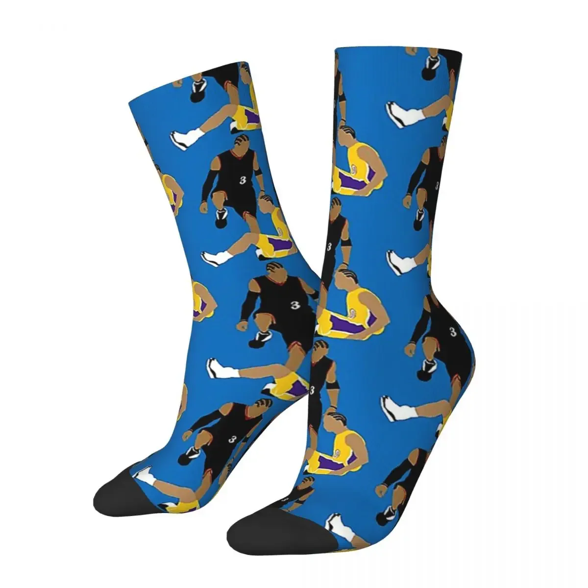 Allen Iverson Stepover Socken Harajuku super weiche Strümpfe ganzjährig lange Socken Zubehör für Unisex Weihnachts geschenke