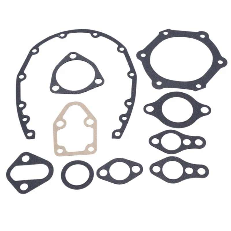 

2Set Auto Engine Pro Overhaul Gasket Kit For SBC 283 302 307 327 350 5.7L C350-1, 260-1000, KS2600