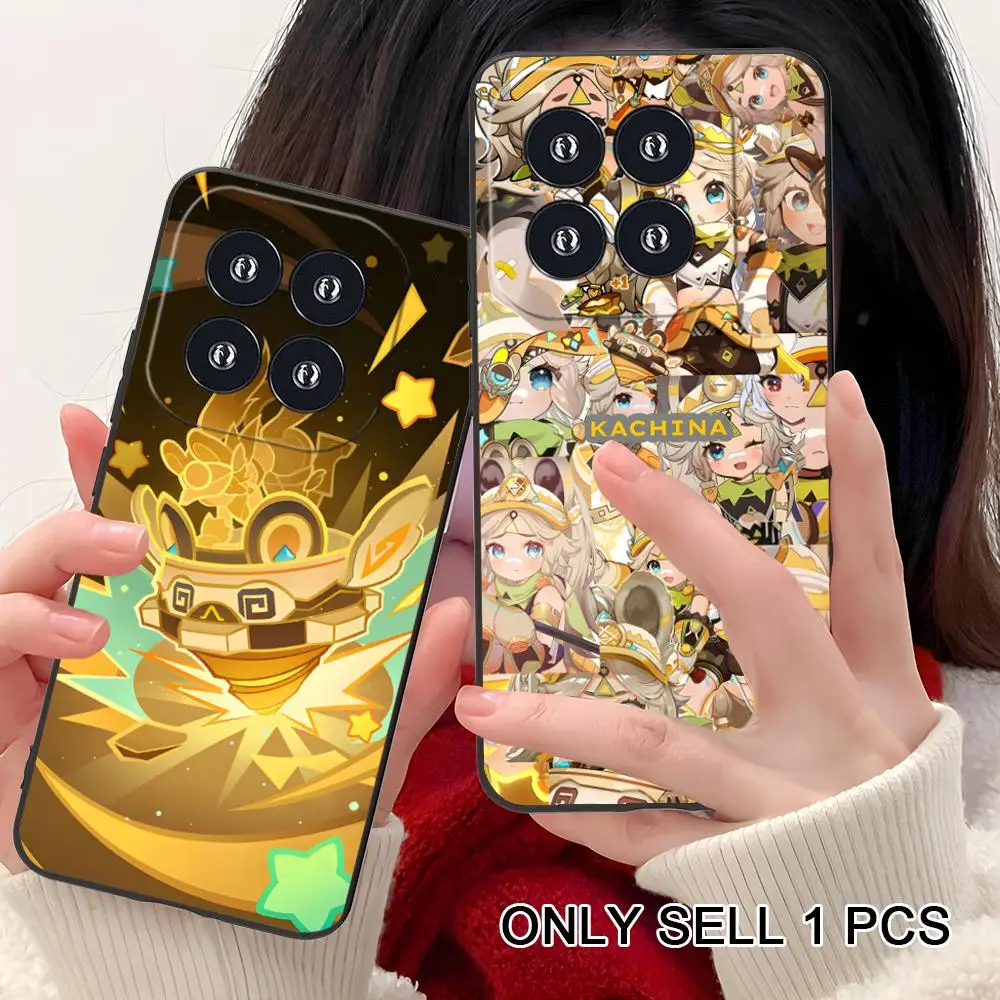 Coque de téléphone Game GI Kachina pour Xiaomi 17 15 14 13 12 Mi 11 T Ultra Lite Pro S X 5G, housse antichoc en TPU souple