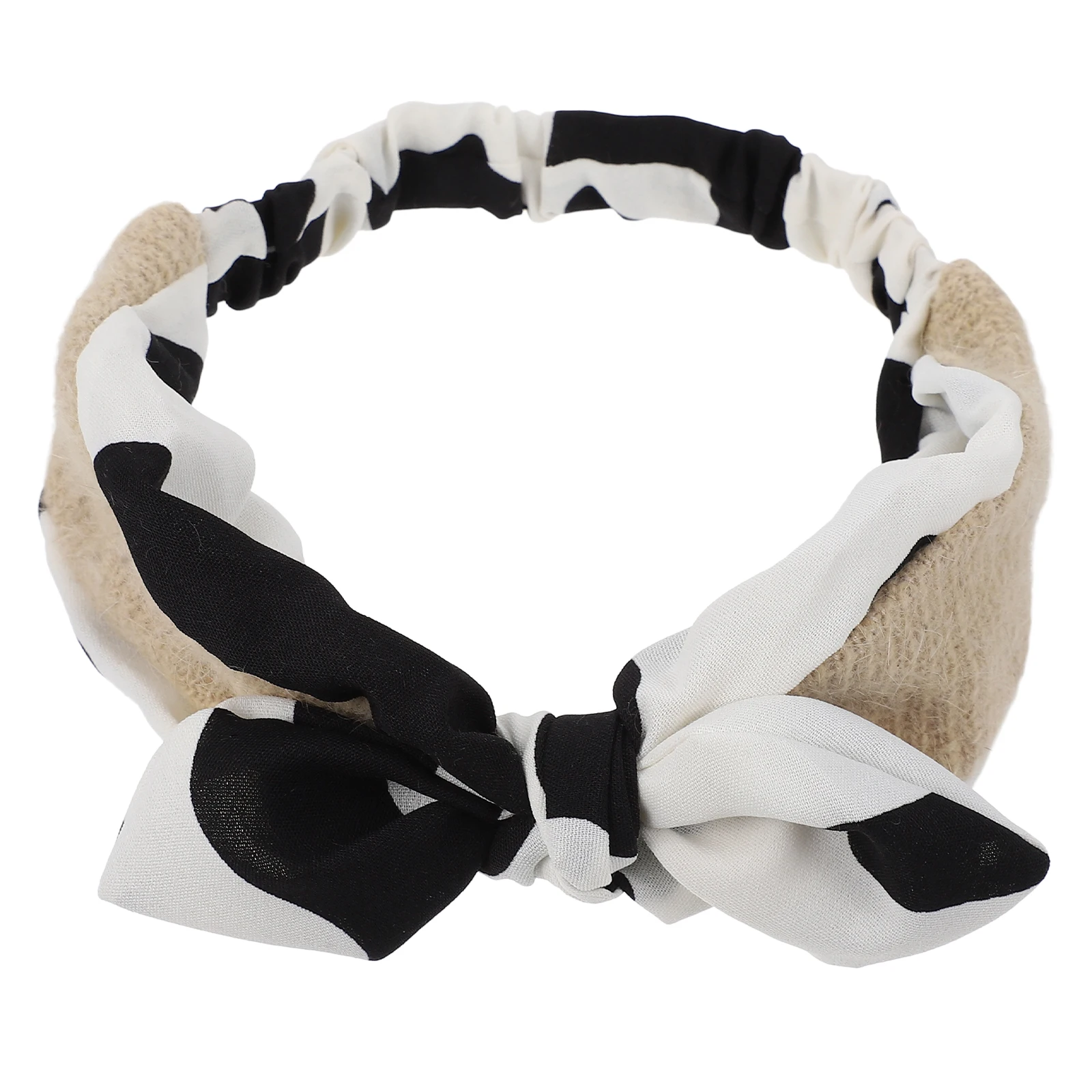 

Fabric Bowknot Headwrap Rabbit Headb s Pattern Hair Bows Comfortable Breathable Women Hairstyle Tool Wedding Work