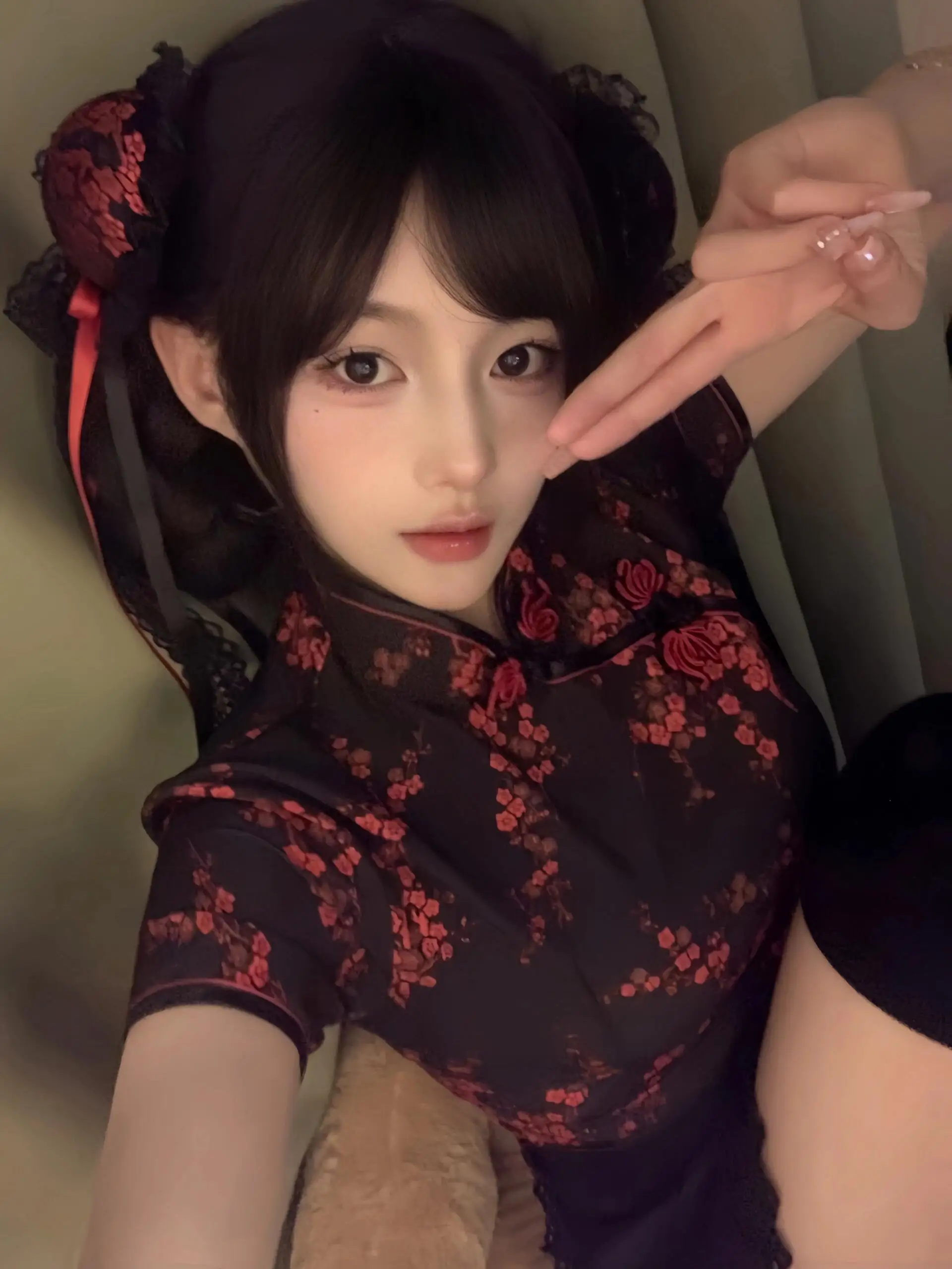 فستان تشيونغسام جديد بالطراز الصيني، زي تنكري للهالوين وعيد الميلاد، زي مدرسي، زي خادمة، تنورة تشيونغسام قصيرة