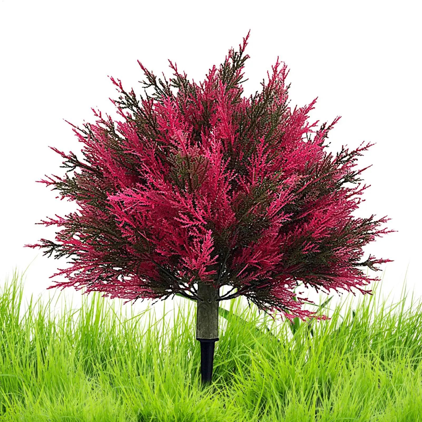 

Artificial Cedar Tree Fake Plants For Outdoors Easy Maintenance 24-inch Tall Artificial Plants For Yard Lawn Porch Landscaping